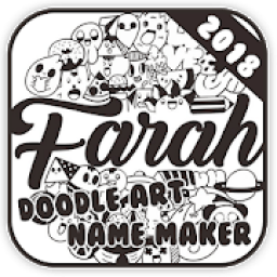 Doodle Art Name Maker (New) أيقونة