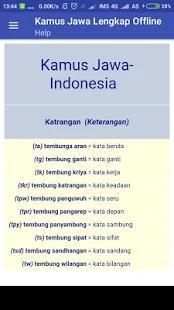 Kamus Jawa Lengkap Offline screenshot 2