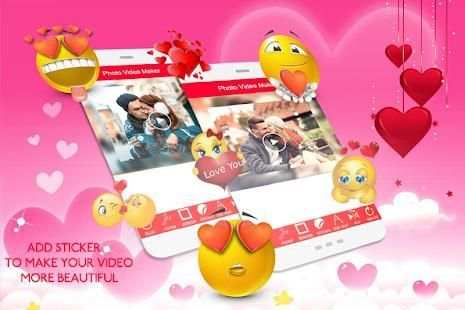 Love Video Maker With Music स्क्रीनशॉट 2