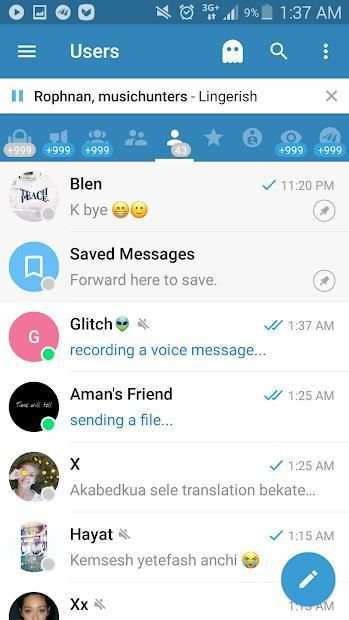 Moboplus Messenger screenshot 2