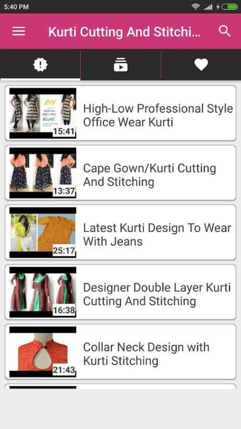 Kurti Cutting And Stitching Videos screenshot 4