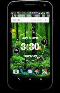 LED Digital Clock with Aquarium live wallpaper screenshot 6