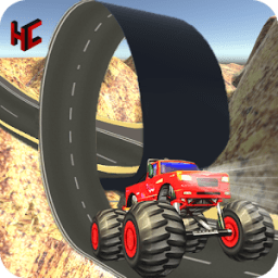 ikon stunts truk besar rakasa