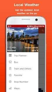TriMet Rail & Bus Tracker screenshot 1