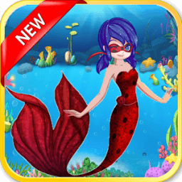 Ladybug Mermaid cat आइकन