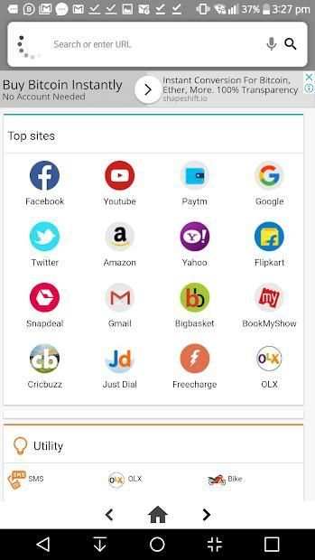 Incognito+private(mini Fast Browser) स्क्रीनशॉट 1