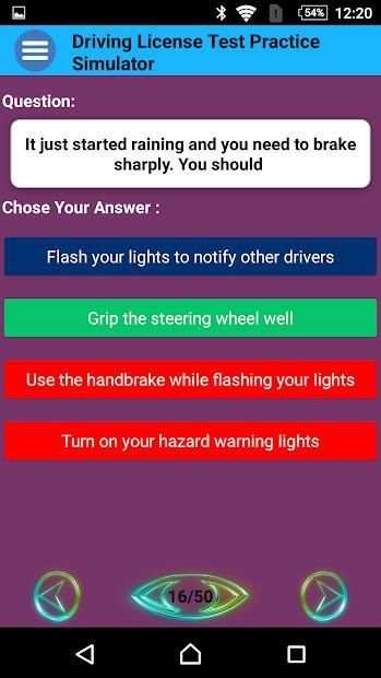 Driving License Test Practice screenshot 1