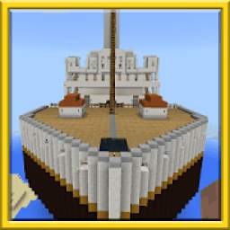Legendary steamship. Map for Minecraft 1.0.0