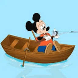 Mickey Mouse Fishing Game आइकन