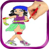 How To Draw Soy Luna And Coloring