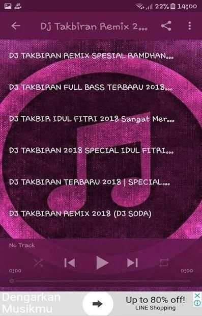 Dj Takbiran Remix 2018 screenshot 1
