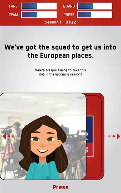 Swipe Manager: Soccer 2018 स्क्रीनशॉट 5