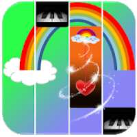 Beautiful Rainbow Piano Tiles