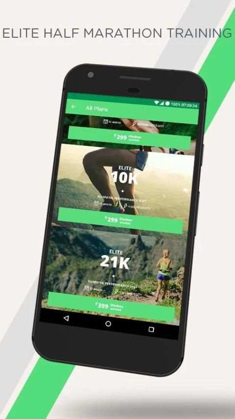 mobiefit RUN 5K, 10K, Marathon Training, Diet Plan screenshot 7
