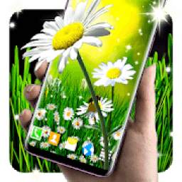 3D Parallax Daisies in the Grass wallpapers