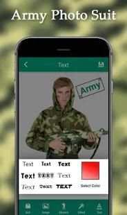 Army Suit Photo Editor screenshot 2