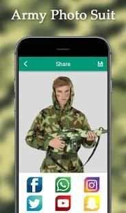 Army Suit Photo Editor screenshot 1