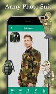 Army Suit Photo Editor screenshot 4