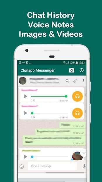 Clonapp Messenger screenshot 4