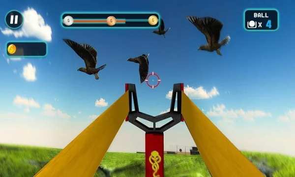 Slingshot Bird Hunt 3D Shooting Range Fun Game स्क्रीनशॉट 5