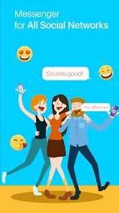 Messenger for Social Networks - Multi Accounts screenshot 1