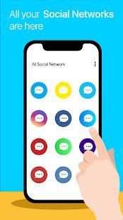 Messenger for Social Networks - Multi Accounts screenshot 3