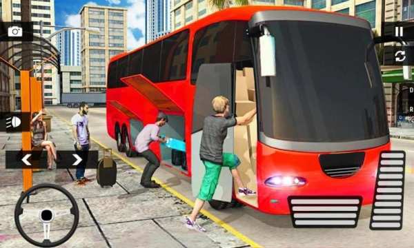 Uphill Off Road Driving Bus Game Simulator screenshot 2
