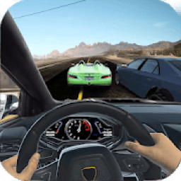 Overtake racing tarffic car icon