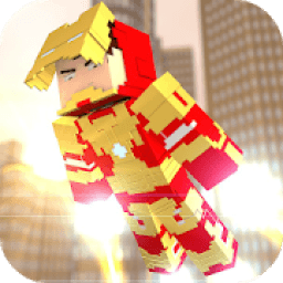 ikon Mod Power Red Man MCPE