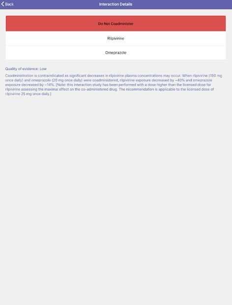 Liverpool HIV iChart screenshot 7