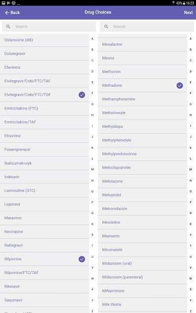 Liverpool HIV iChart screenshot 4