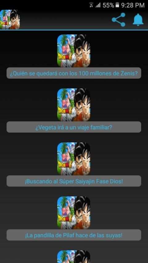 Dragon Ball Super En Español screenshot 3