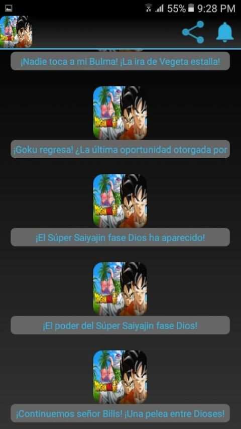 Dragon Ball Super En Español screenshot 2