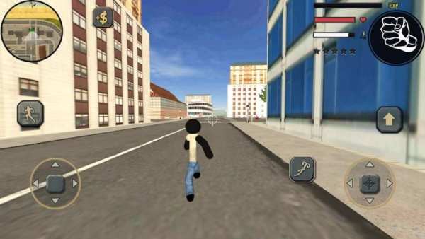 Stickman Rope Hero Police Town Simulator screenshot 2