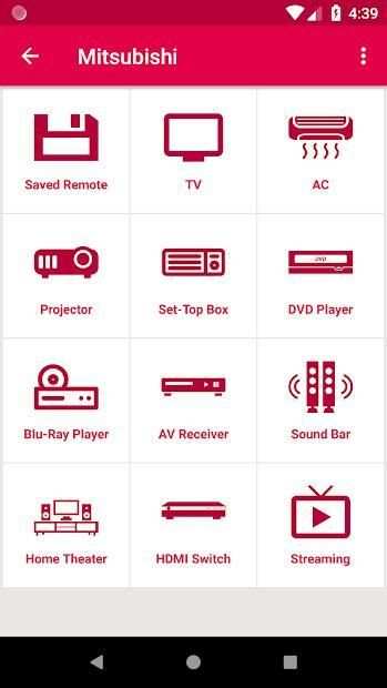 Mitsubishi Air Conditioner Remote screenshot 2
