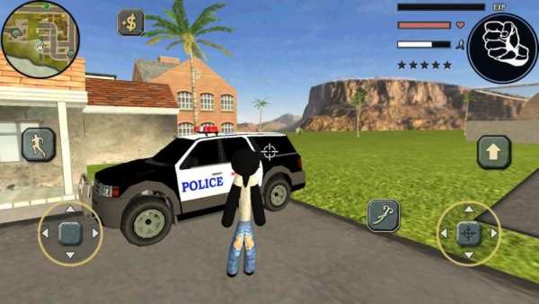 Stickman Rope Hero Police Town Simulator screenshot 6