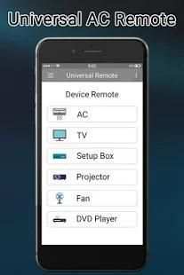 Universal AC Remote Control - Android AC Remote screenshot 2