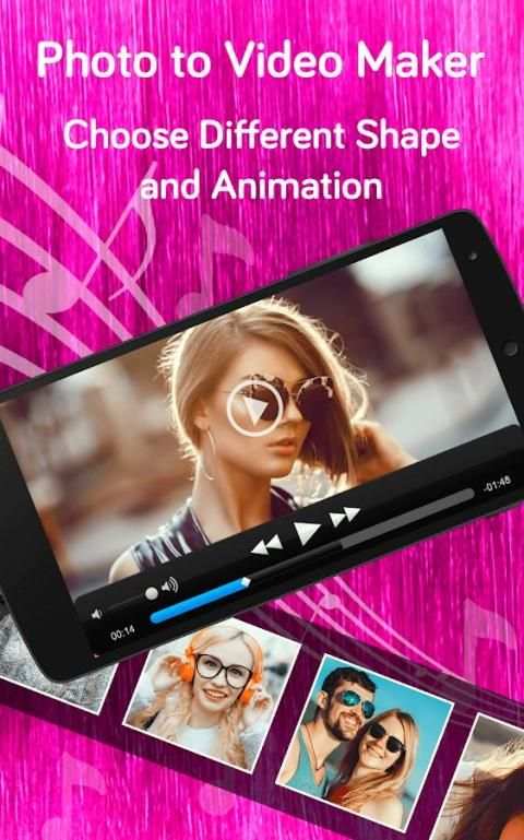 Photo Video Maker with Song- Slide Show Maker screenshot 1