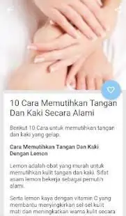 Cara Memutihkan Tangan Dan Kaki App لـ Android Download 9apps