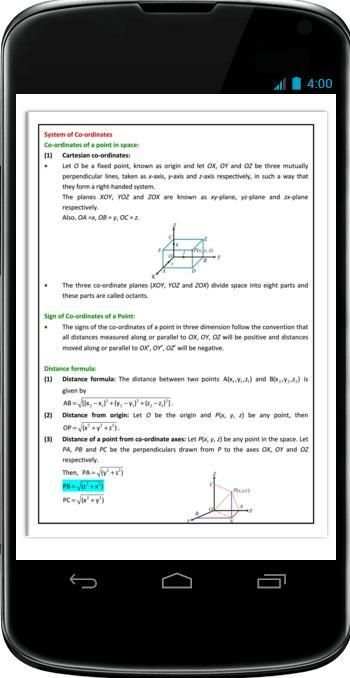 Maths 3 D Geometry Formula Book screenshot 4