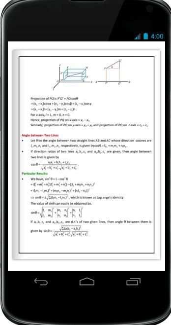 Maths 3 D Geometry Formula Book screenshot 2