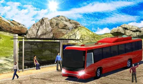 Offroad Bus Simulator Hill Station screenshot 6