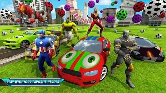 Superhero Car Highway Fast Racing Drive Challenge screenshot 5