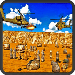Helicopter War: Enemy Base Helicopter Flying Games icon