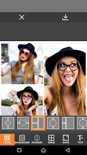 Sweet Camera, Face Filter, Selfie Editor, collage screenshot 2