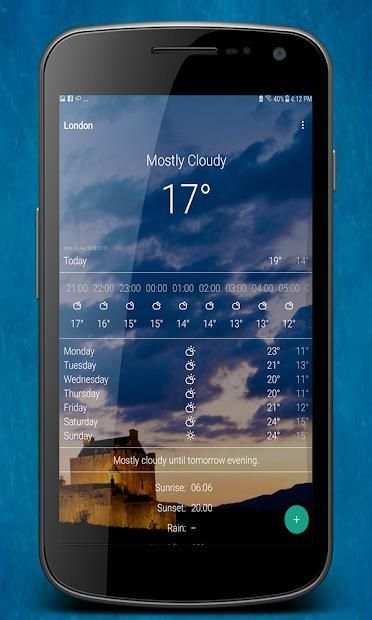 weather apps for android स्क्रीनशॉट 8