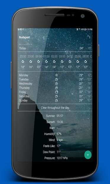 weather apps for android स्क्रीनशॉट 3