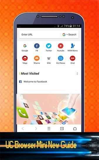 Guide For UC Browser Mini 2018 स्क्रीनशॉट 3
