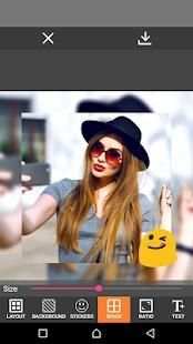 Sweet Camera, Face Filter, Selfie Editor, collage screenshot 1