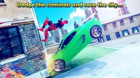 Dual Sword Dead Superhero: Super Crime City Rescue स्क्रीनशॉट 2